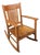 1920s Oak Rocking Chair For Sale