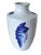 Modern Blue and White Abstract Brush stroke Porcelain Vase inspired by Wynwood Walls in Miami, FL In the Style of...
