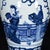 Late 20th Century Vintage Blue and White Porcelain Meiping Vase With Figural Garden Scene For Sale - Image 5 of 9