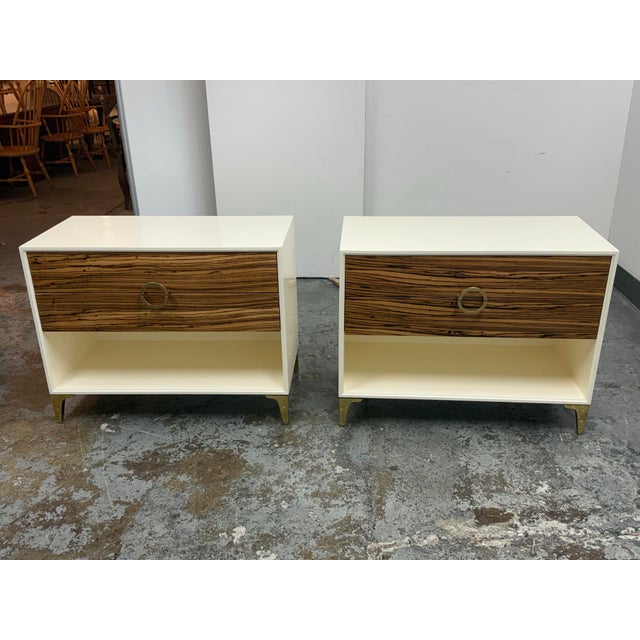 Design Plus Gallery presents a pair of the Miranda Nightstands by Williams-Sonoma Home. Introduced as part of the...