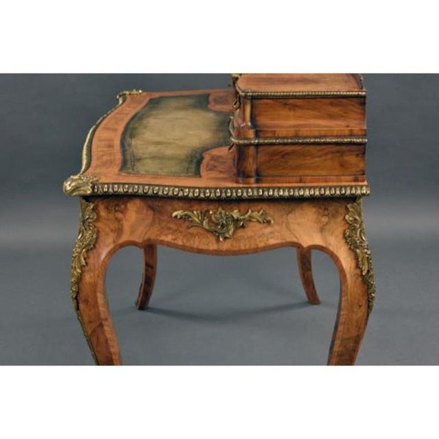 Victorian Burr Walnut Writing Table, 1860s For Sale - Image 15 of 17