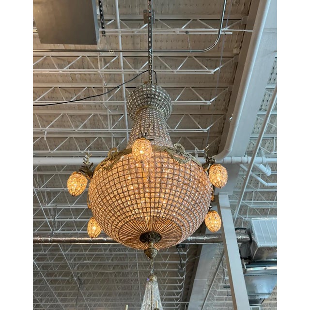 Absolutely stunning stag head chandelier with mesmerizing lights on the inside and sparkling deer head lights on the...