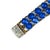 Traditional Vintage Austrian Sapphire Crystal Bracelet 1950s For Sale - Image 3 of 9