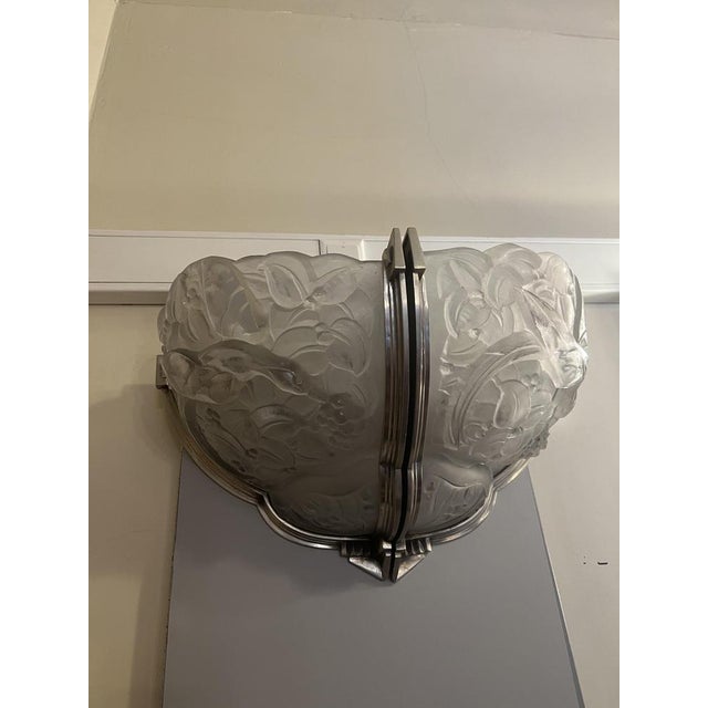 Art Deco Corner Sconces by Genet And Michon, 1930s, Set of 2 For Sale - Image 16 of 17