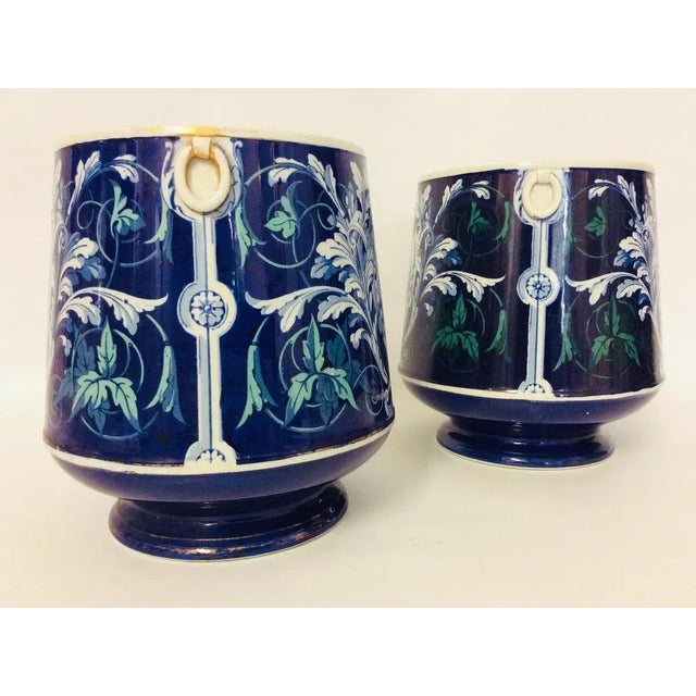 Mid-19th Century Cachepots from Villeroy & Boch, Set of 2 For Sale - Image 3 of 7