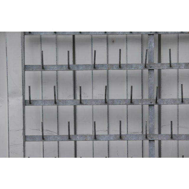 Gray Large Metal Storage Rack, 1950s For Sale - Image 8 of 18