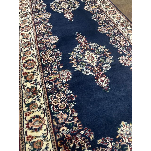 1990s Handwoven Persian Design Indian Rug - 2'7" X 15'9" For Sale In Dallas - Image 6 of 7