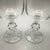 Late 20th Century Bohemia Czech Lead Crystal Wine Ice Tea Beer Goblets Pair Faceted Stem Heavy Clear Glass - a Pair For Sale - Image 4 of 12
