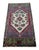 1970s 1970s Hand Knotted Turkish Small Rug Purple Accent Rug - 20'' X 39'' For Sale - Image 5 of 13