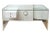 Vintage White Lacquered Over Wood, Chrome, Steel, Glass and Lucite Floating Desk Custom, 1970's For Sale - Image 10 of 10