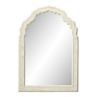 Jamie Young Chateau Camel Bone Arch Wall Mirror For Sale