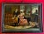 Early 19th Century Antique Early 19th Century George III Reverse Eglomise Painting Print on Glass in Original Hogarth Wood Frame "Connubial Happiness" For Sale - Image 5 of 8