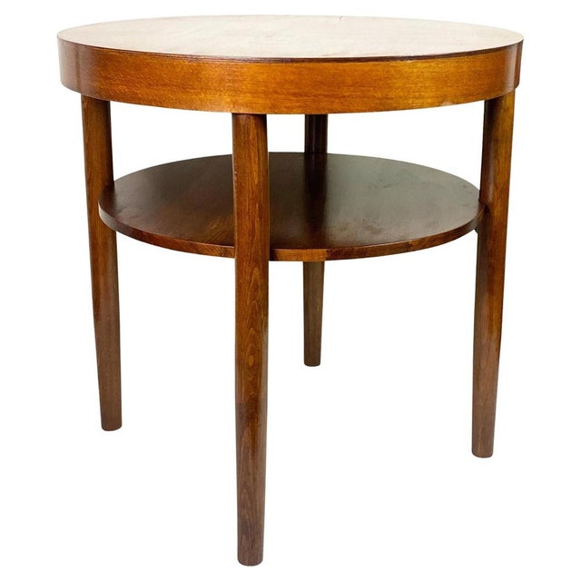 Brown T 253 Table from Thonet, 1930s For Sale - Image 8 of 8