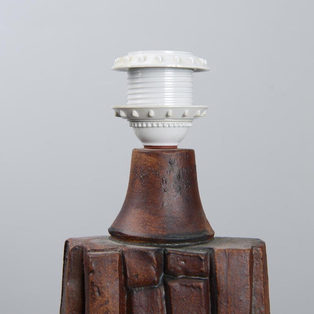 Ceramic Table Lamp by Bernard Rooke, England, 1960s For Sale - Image 7 of 10