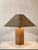 Tan Cork Table Lamp by Ingo Maurer for Design M, 1970s For Sale - Image 8 of 18