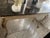 1920s French Provincial Louis XV Marble Top Console Table / Writing Desk For Sale - Image 9 of 10
