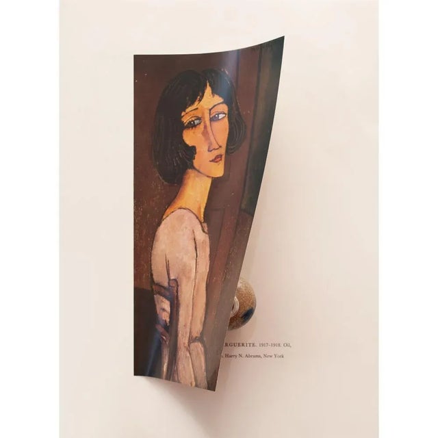 1950s 1958 After Amedeo Modigliani "Portrait of Marguerite", First English Edition Lithograph For Sale - Image 5 of 9