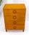 Conant Ball Russel Wright Solid Maple Art Deco Round Pulls 4 Deep Drawers High Chest Dresser For Sale - Image 4 of 13
