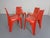 Red B1171 Fiberglass Stacking Chairs by Helmut Bätzner for Bofinger, 1960s, Set of 4 For Sale - Image 8 of 17