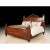 Rustic Tuscan King Size Bed. Handcrafted in Italy from solid walnut, this bed showcases exquisite craftsmanship and rustic...