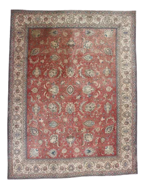 Antique Persian Tabriz Rug, 10'08 X 14'00