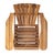 Merlin Adirondack Chair - Natural For Sale - Image 9 of 12