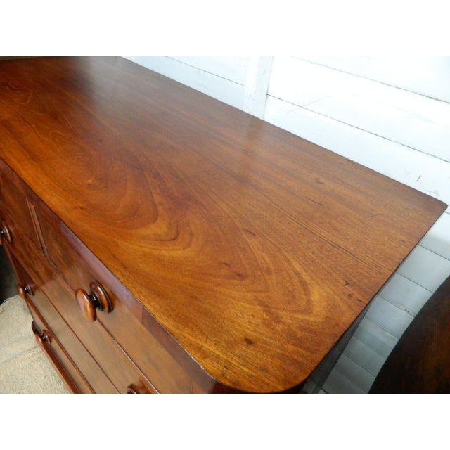 Victorian Mahogany Chest of Drawers, 1890s For Sale - Image 6 of 18