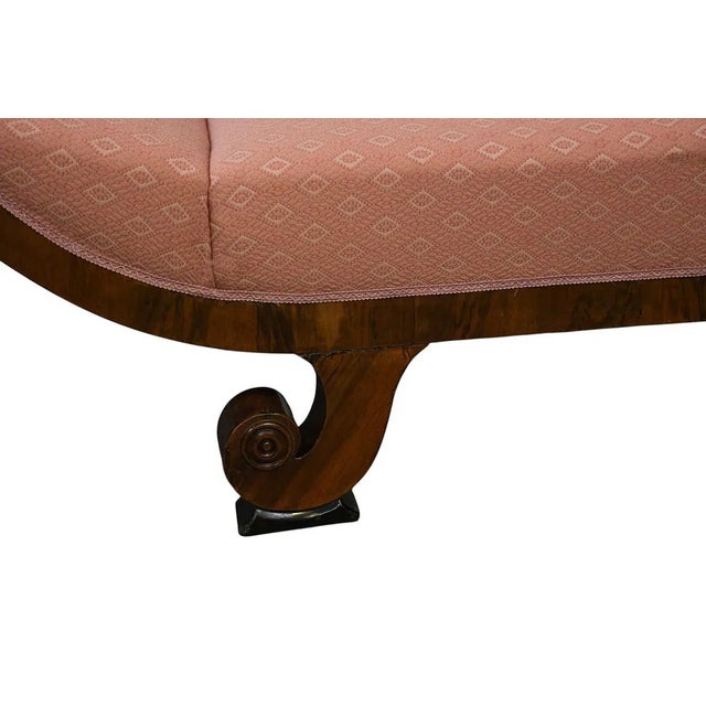 Rare 19th Century Drop End Biedermeier Style Daybed For Sale - Image 4 of 7