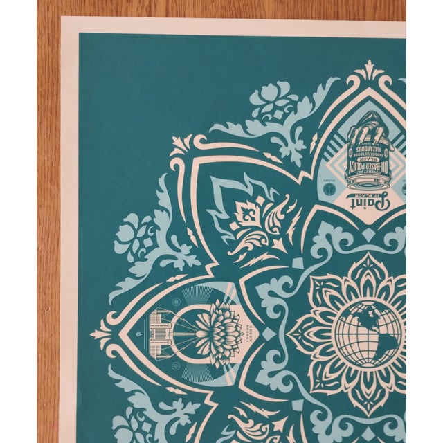 Shepard Fairey (Obey), Delicate Balance, 2015, Silkscreen Print For Sale - Image 9 of 10