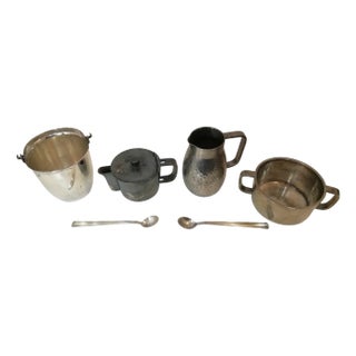 Vessels by Gio Ponti for Calderoni and Arthur Krupp, Italy, 1920s-1940s, Set of 6 For Sale