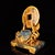 This striking vintage cloisonne enamel sculpture is a traditional symbol of wealth and prosperity. The piece features a...