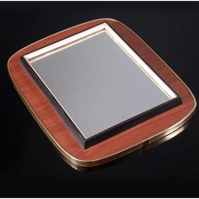 Small German Mirror, 1970s, in Very Good conditions. Designed 1970 to 1979