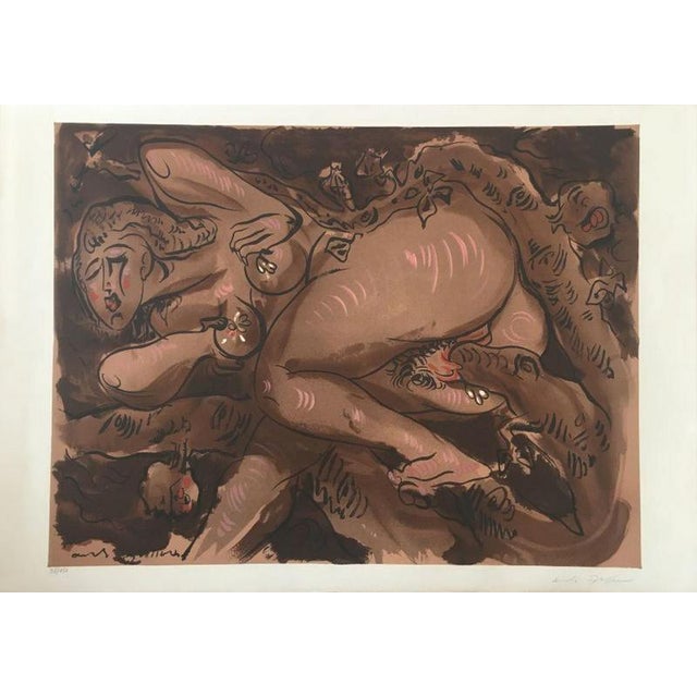 Lithograph Handsigned by the artist in pencil and numbered 38/150 53.00 cm. x 75.00 cm. 20.87 in. x 29.53 in. (paper)...