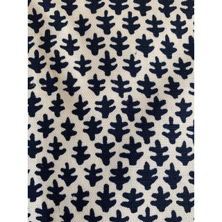 Sister Parish Burmese Indigo on Linen 4 Yards For Sale