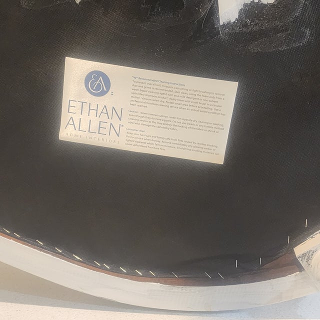 Wood 1970s Ethan Allen Louis XVI Armchair For Sale - Image 7 of 7