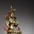 Traditional Late 19th Century Gilt Bronze Green Tara Statue, Tibetan Buddhist Figure, 1.69kg For Sale - Image 3 of 9