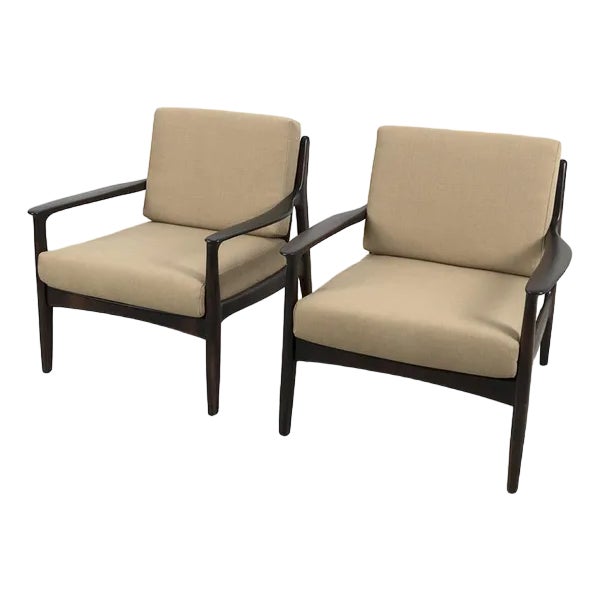 Set of Vintage Armchairs by Eugen Schmidt For Sale