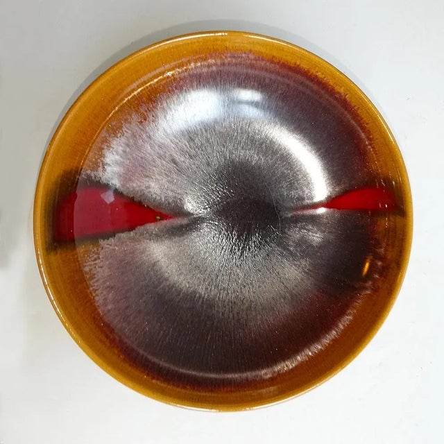 Vintage Italian Terracotta Bowl by Carlo Zauli for Faenza, 1974 For Sale - Image 13 of 15