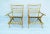 1950s Set of Italian Beech Armchairs, 1950s For Sale - Image 5 of 6