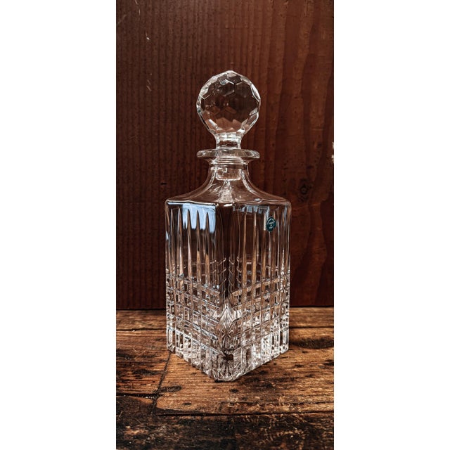 Mid 20th Century Tiffany & Co Crystal Decanter With Stopper For Sale In Portland, OR - Image 6 of 13