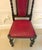Red Antique Victorian Carved Oak Barley Twist Dining Chairs, 1880, Set of 6 For Sale - Image 8 of 18