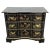 Beautiful Chinoiserie style black lacquer and gilt three-drawer chest with by Drexel Heritage, Et Cetera Collection. Three...