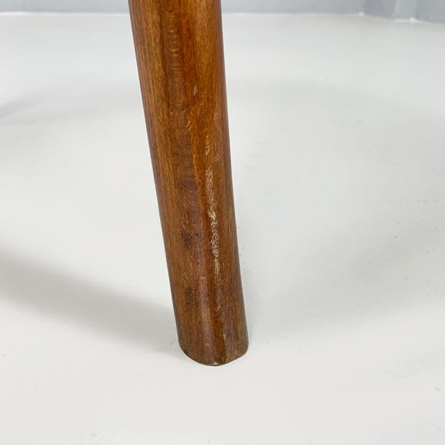 Italian Chair in Straw and Wood, 1950s For Sale - Image 18 of 18