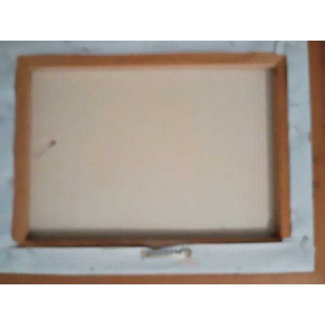Mid 20th Century Original Oil Painting Signed by Artist T. Dennis, Framed For Sale - Image 9 of 12