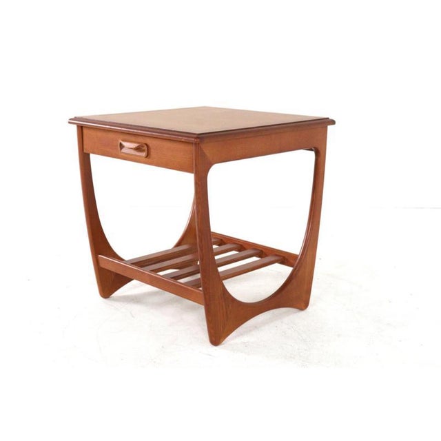 Side Table with Pull-Out Drawer from G-Plan For Sale - Image 6 of 16