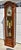1990s Vintage Daneker Grandfather Clock Cherry Moon Phase Chime Beveled Glass For Sale - Image 5 of 18