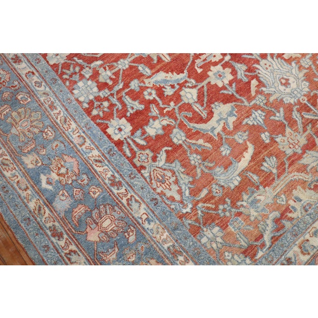 Early 20th Century Zabihi Collection Oversize Persian Bibikabad Rug - 12'5" x 20'4" For Sale - Image 4 of 12