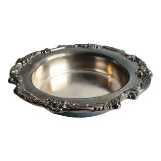 Vintage Reed & Barton King Francis Silverplate 1685 Hollowware Wine Coaster For Sale