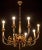 1950s Italian Brass and Chrome Chandelier, 1950s For Sale - Image 5 of 9