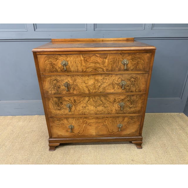 Vintage Art Deco Burr Walnut Chest of Drawers from Waring & Gillow, 1932 For Sale - Image 16 of 16
